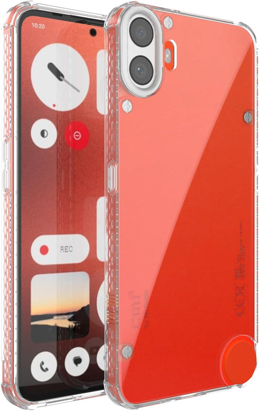 Nothing CMF Phone 1 - AirPillow Cushion Transparent Soft Clear TPU Four Corners Protective Case - Polar Tech Australia