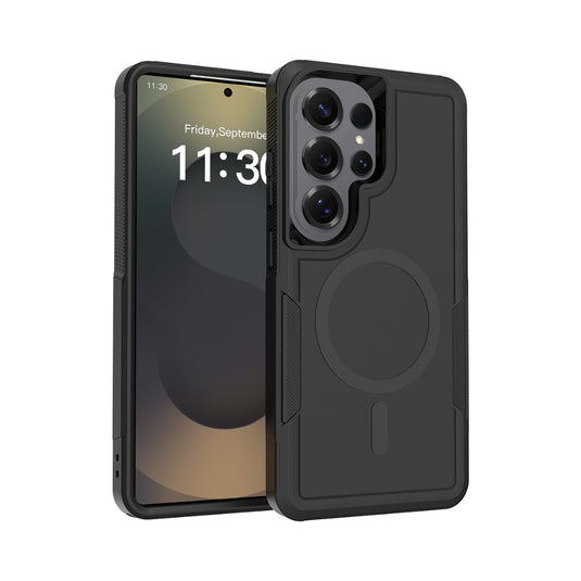 Samsung Galaxy S26 / S26 Plus / S26 Ultra - PC + TPU 2-in-1 Magnetic Shockproof Protective Case