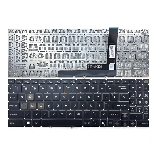 MSI Stealth A18 AI A3XW A3XWJG A3XWIG HG IG Series - Laptop Keyboard With Backlit US layout