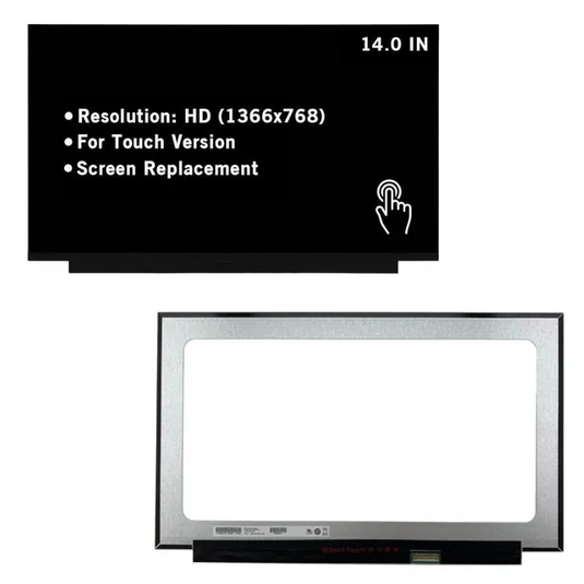 [On-Cell Touch][B140XTK02.3] 14.0" inch/A+ Grade/ FHD (1920x1080)/40 Pin/No Screw Bracket Laptop LCD IPS Touch Screen Display Panel