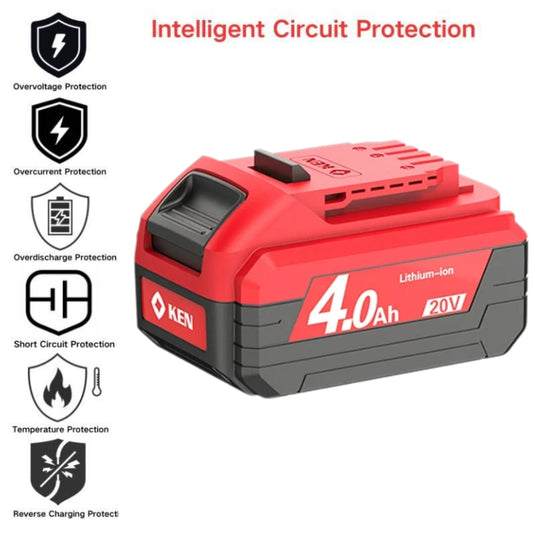 [L2040C] Genuine Original Ken 20V - Replacement Electrical Tool Li-ion Battery - Polar Tech Australia
