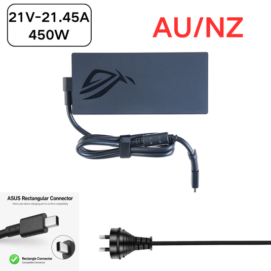 [21V-21.45A/450W][Rectangle Connctor] ASUS ROG Strix SCAR 18 (G835) G835LXG Series - Laptop AC Power Supply Adapter Charger