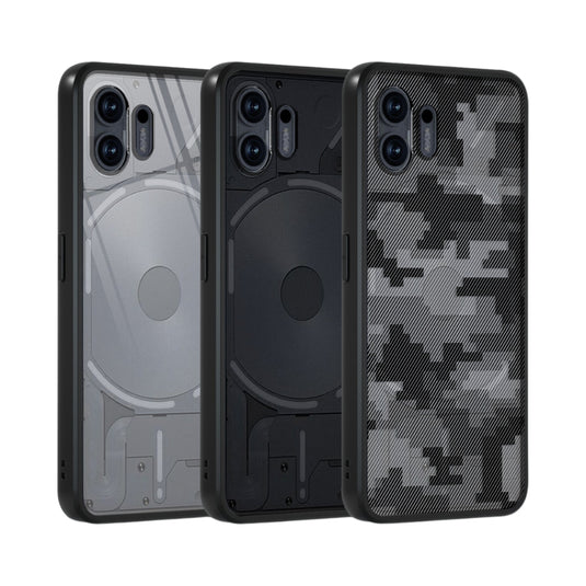 Nothing Phone (2) - IBMRS Camouflage Shockproof Transparent Matte Phone Case