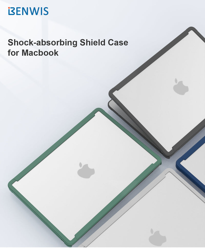 Chargez l&#39;image dans la visionneuse de la galerie, Benwis Apple MacBook Air 13.3&quot; A1932,A2179,A2337 Shock-absorbing Shield Shockproof Heavy Duty Tough Case Cover - Polar Tech Australia
