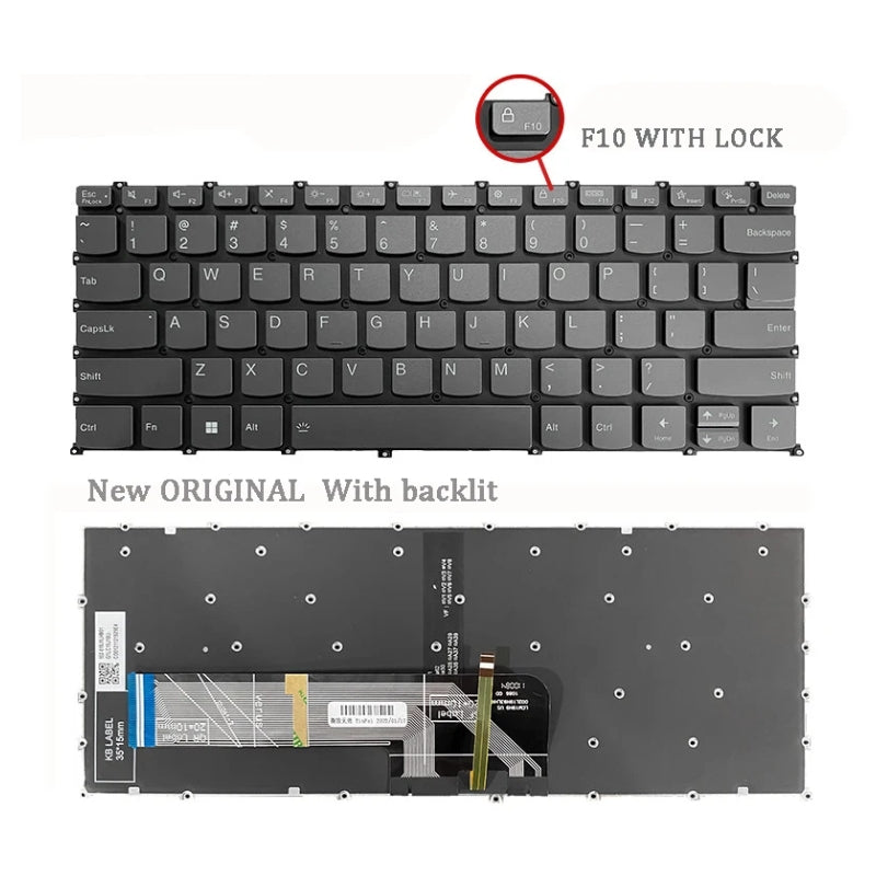 Load image into Gallery viewer, Lenovo ThinkBook 14 14s 14p G2 G3 / ITL ARE ACH ACL IRU Series - Laptop Replacement Keyboard With Backlit US Layout - Polar Tech Australia
