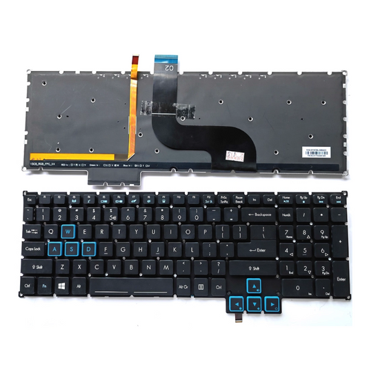 Acer Predator Helios Gaming PH517-51 PH517-61 Series - Laptop Keyboard With Backlit US Layout