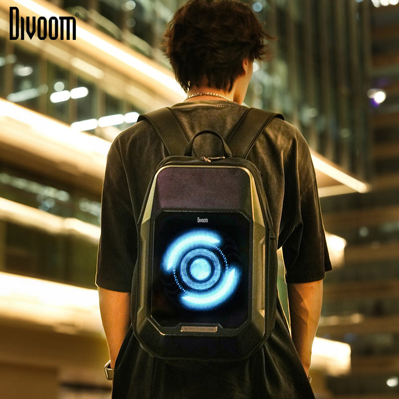 Cargue la imagen en el visor de la galería, Divoom Cyberbag Pixel Art LED Backpack Perfect Gift - Polar Tech Australia
