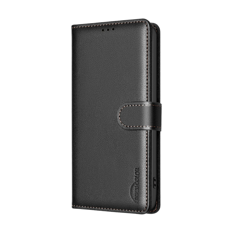 Chargez l&#39;image dans la visionneuse de la galerie, Motorola Moto E13 4G - Litchi Texture RFID Anti-theft Leather Phone Case - Polar Tech Australia
