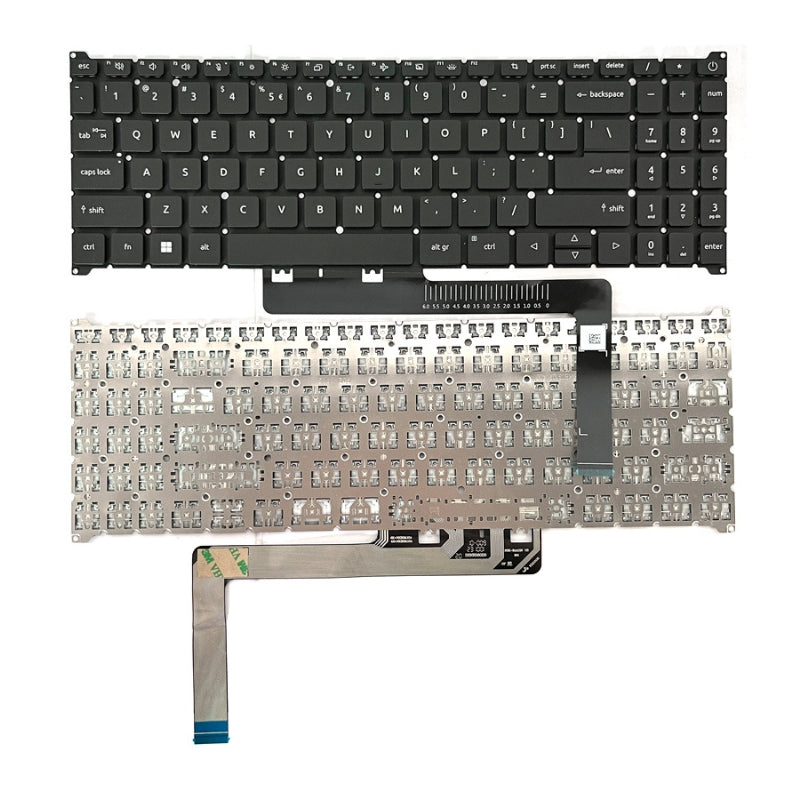 Cargue la imagen en el visor de la galería, Acer Aspire 3 A315-59 / Aspire 5 A515-57 A515-57t N22C6 Series - Laptop Keyboard With Backlit US Layout
