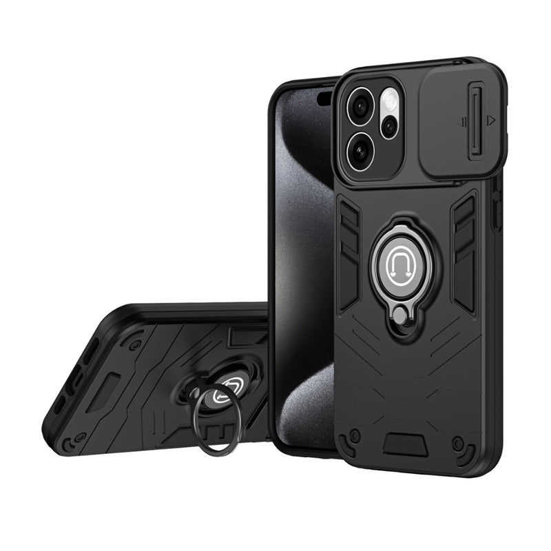 Load image into Gallery viewer, OPPO Reno15 F - Sliding Camshield TPU + PC Phone Case with Holder - Polar Tech Australia
