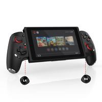 AB02S Wireless Game Controller for Switch & iOS Hall Effect Joystick 6-Axis Gyro Turbo Programmable Dual Vibratio