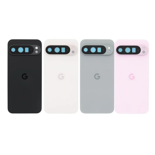 [With Camera Lens] Google Pixel 9 Pro (GR83Y, GEC77, GWVK6) - Back Rear Glass Panel Battery Cover