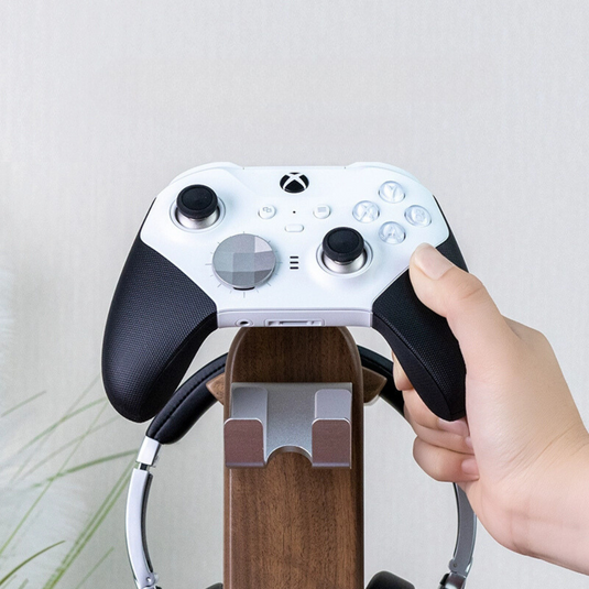 Wooden Headphone Stand, Switch Game Controller, Xbox Solid Wood Storage Rack - Polar Tech Australia