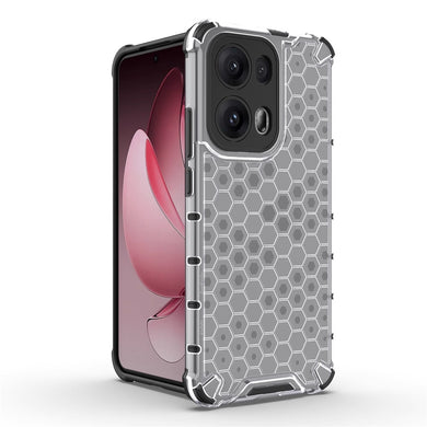 OPPO Reno13 Pro 5G (CPH2697) - Honeycomb Transparent Shockproof Protection Case - Polar Tech Australia