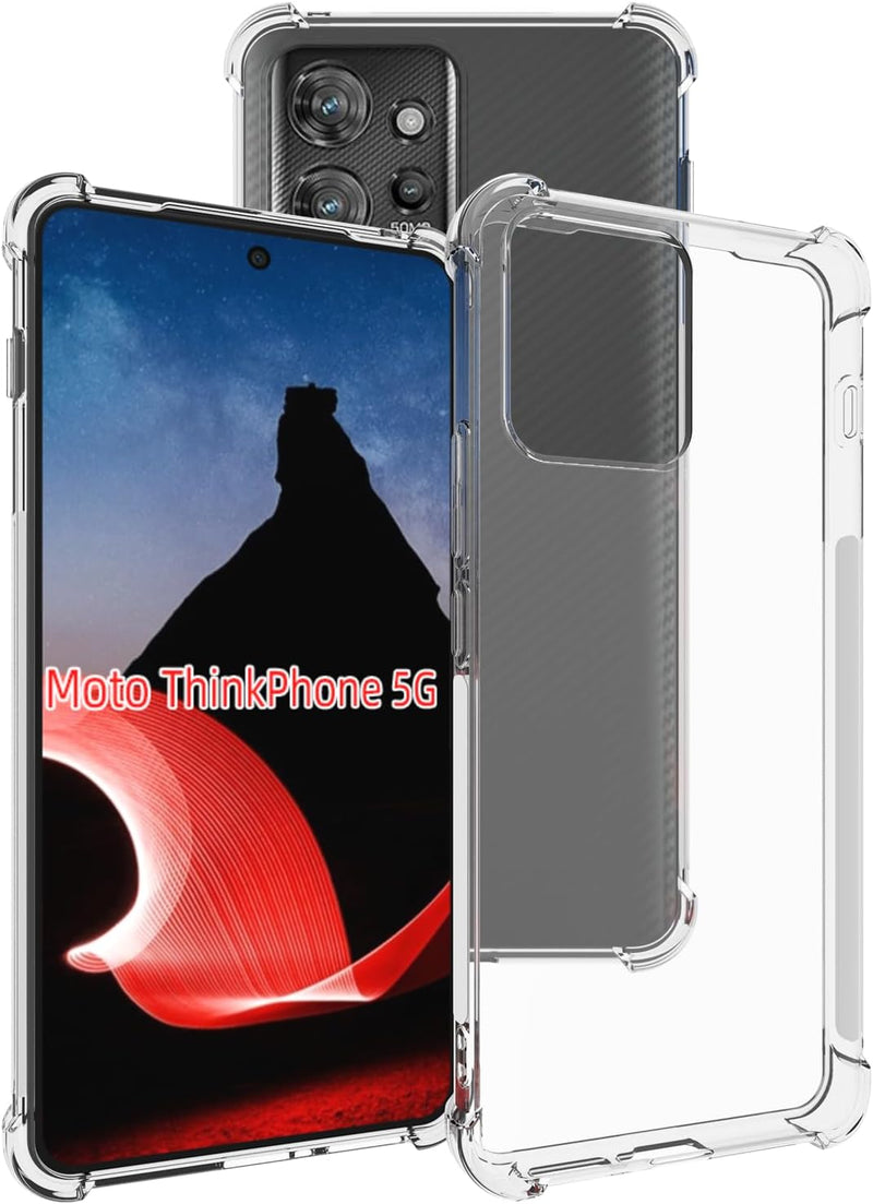 Chargez l&#39;image dans la visionneuse de la galerie, Motorola Moto ThinkPhone - AirPillow Cushion Transparent Soft Clear TPU Four Corners Protective Case - Polar Tech Australia
