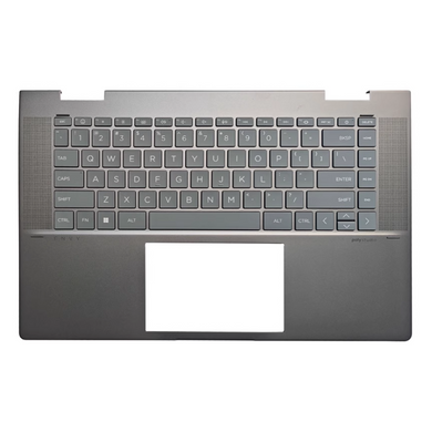 HP Envy X360 15-FE 15T-FE 15-FH 2-in-1 TPN-C165 TPN-C166 Series - Laptop Palmrest Cover With Keyboard US Layout