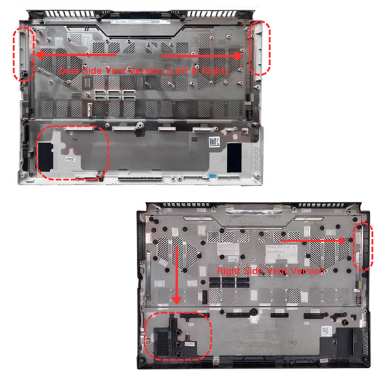 Asus TUF Gaming 3 / 4 FA507 FX507 - Bottom Housing Frame Cover Case Replacement Parts - Polar Tech Australia