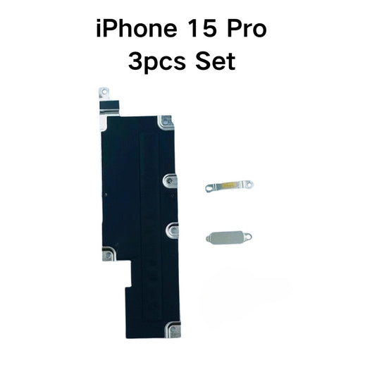 Apple iPhone 15 Pro Inner Small PCB Metal Iron Holder Bracket Shield Plate Kit 3Pcs Set - Polar Tech Australia