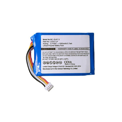 [L0721-LF] JBL CLIP 3 Clip 3SAND CLIP 3AN - Replacement Battery - Polar Tech Australia