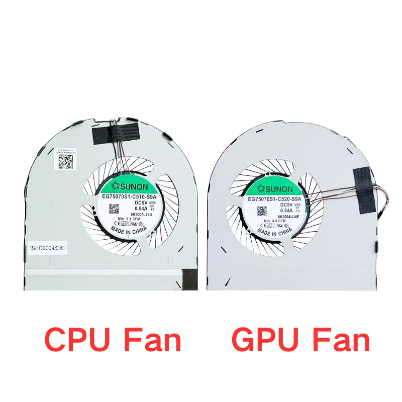 Load image into Gallery viewer, Dell Precision 7550 7560 M7550 M7560 (Year 2020) Series - Laptop CPU &amp; GPU Cooling Fan - Polar Tech Australia
