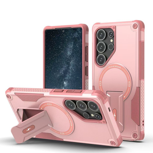 [Magsafe Compatible][Built-in Stand] Samsung Galaxy S26/Plus/Ultra - Military-Grade Shockproof Case - Polar Tech Australia