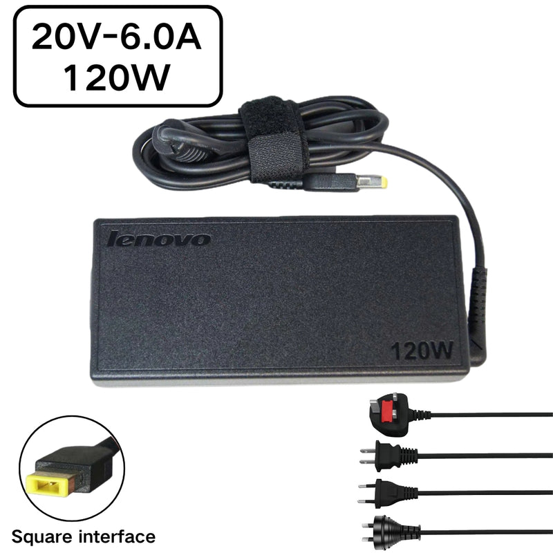 Load image into Gallery viewer, [20V-6.0A/120W][Yellow Square] Lenovo 3 SERIES 5 Series Desktop A Series all in ones AC Power Supply Adapter Charger - Polar Tech Australia

