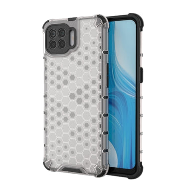 OPPO Reno4 / Reno4 Lite / A93 4G / F17 Pro - Honeycomb Transparent Shockproof Protection Case - Polar Tech Australia