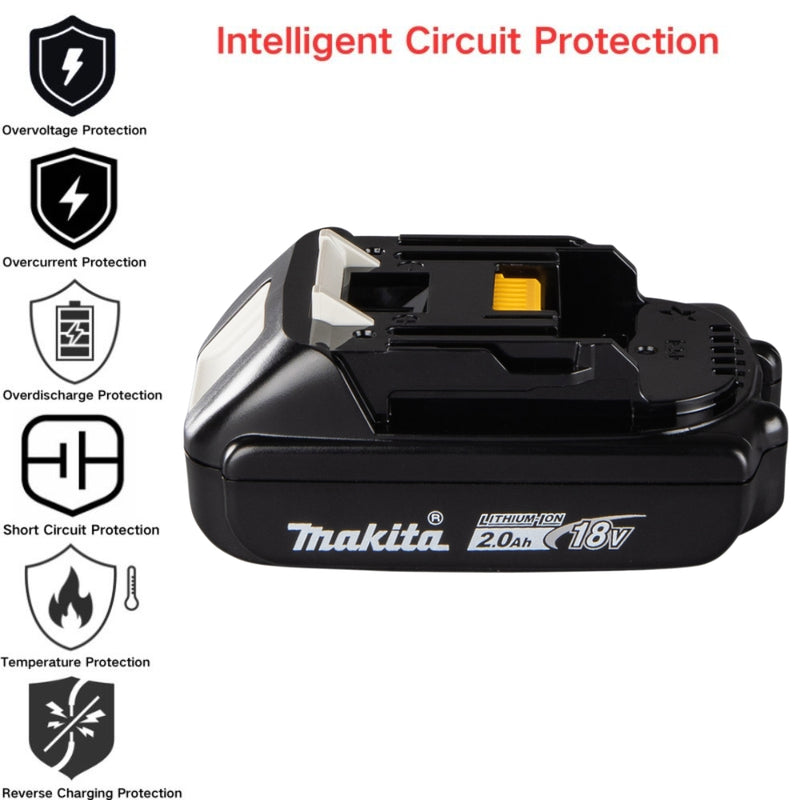 Chargez l'image dans la visionneuse de la galerie, [BL1820B] Genuine Original Makita 18V - Replacement Electrical Tool Li-ion Battery
