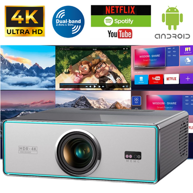[AN37] 1080P Native Support 4K 1000 ANSI 26000 Lumens Android Smart Profession Projector
