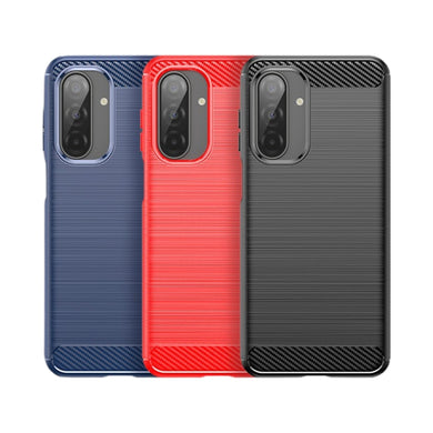 Samsung Galaxy A17 (SM-A176) - Carbon Fiber Brushed Texture TPU Phone Case