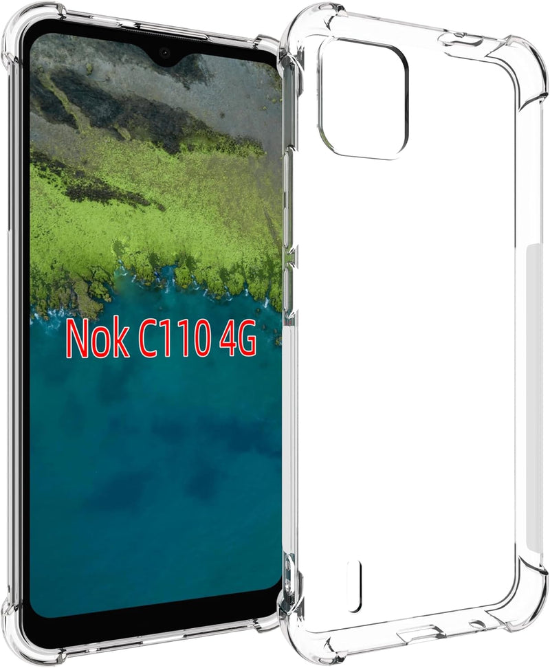 Load image into Gallery viewer, Nokia C110 - AirPillow Cushion Transparent Soft Clear TPU Four Corners Protective Case - Polar Tech Australia

