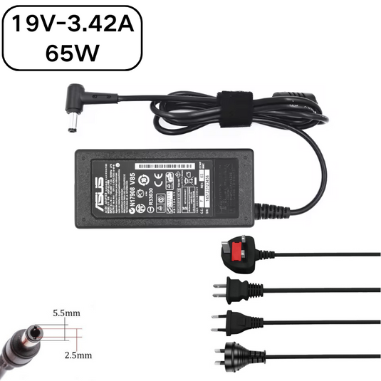 [19V-3.42A/65W][5.5x2.5] ASUS X550 X551 Laptop AC Power Supply Adapter Charger