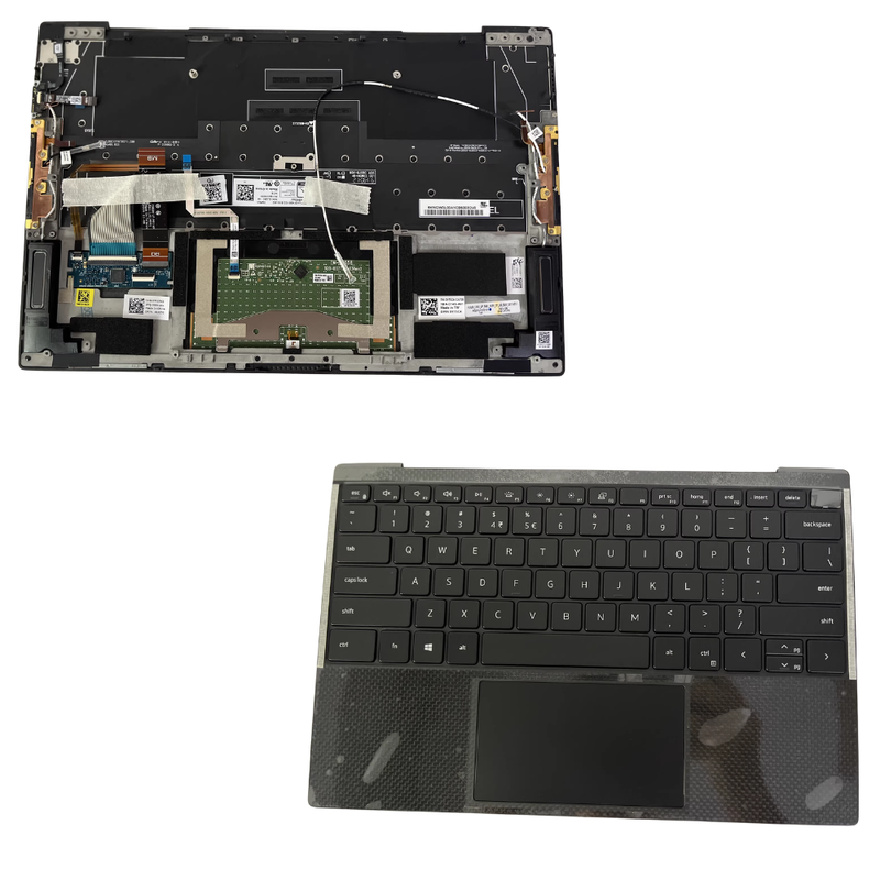 Chargez l'image dans la visionneuse de la galerie, Dell XPS 13 9300 9310 P117G 13.4" 13.4 Inch Series - Laptop Palmrest Cover With Keyboard US English Layout - Polar Tech Australia
