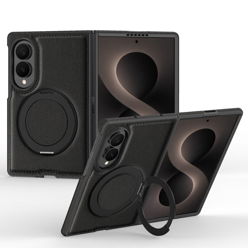 Load image into Gallery viewer, Samsung Galaxy Z Fold8 5G - Magnetic Leather Case with 360° Rotating Foldable Stand

