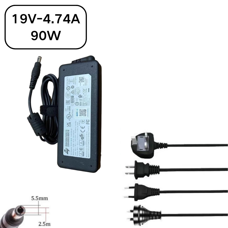 Load image into Gallery viewer, [19V-4.74A/90W][5.5x2.5] Gigabyte Q1432A Laptop AC Power Supply Adapter Charger - Polar Tech Australia
