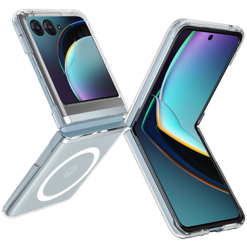 Load image into Gallery viewer, Motorola Razr 50/Ultra - Scratchproof PC Transparent MagSafe Phone Case - Polar Tech Australia
