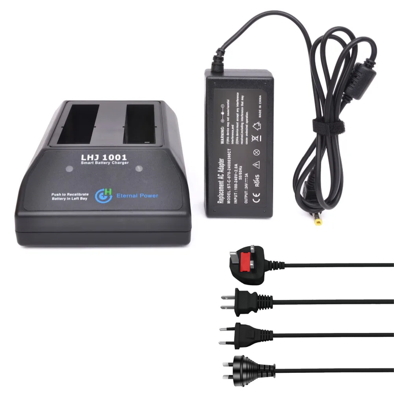 Chargez l'image dans la visionneuse de la galerie, [LHJ 1001]  For Noyes OFL-250 NC2040 NC2040HD NC2040HD31 NC2024NO29 - Replacement Battery Dual Port Charger Adapter
