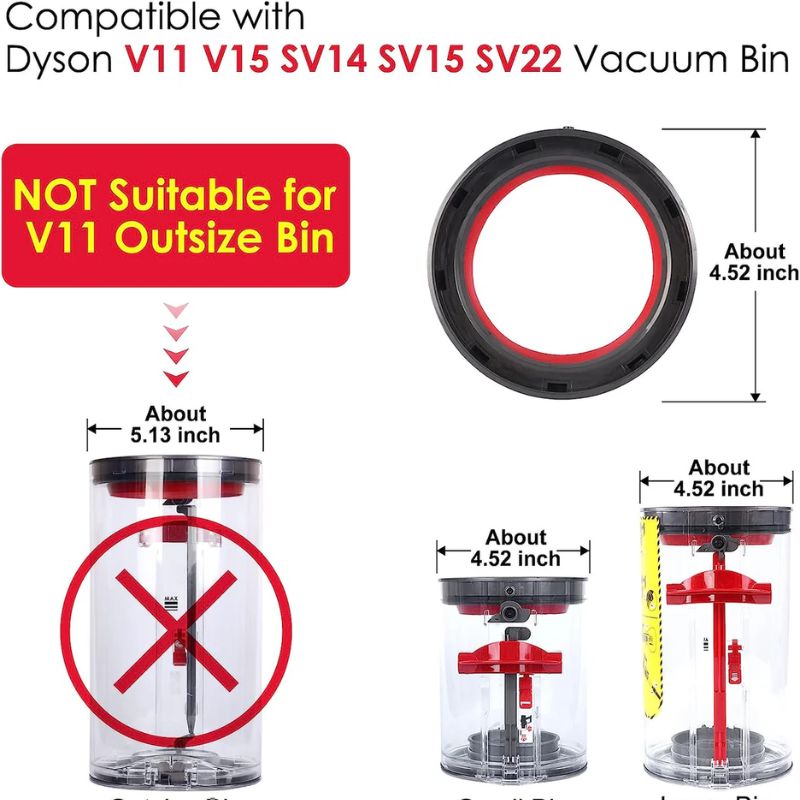 Load image into Gallery viewer, [OEM] Dyson V11 / V15 Vacuum Cleaner - Dust Bin Replacement Part - Polar Tech Australia
