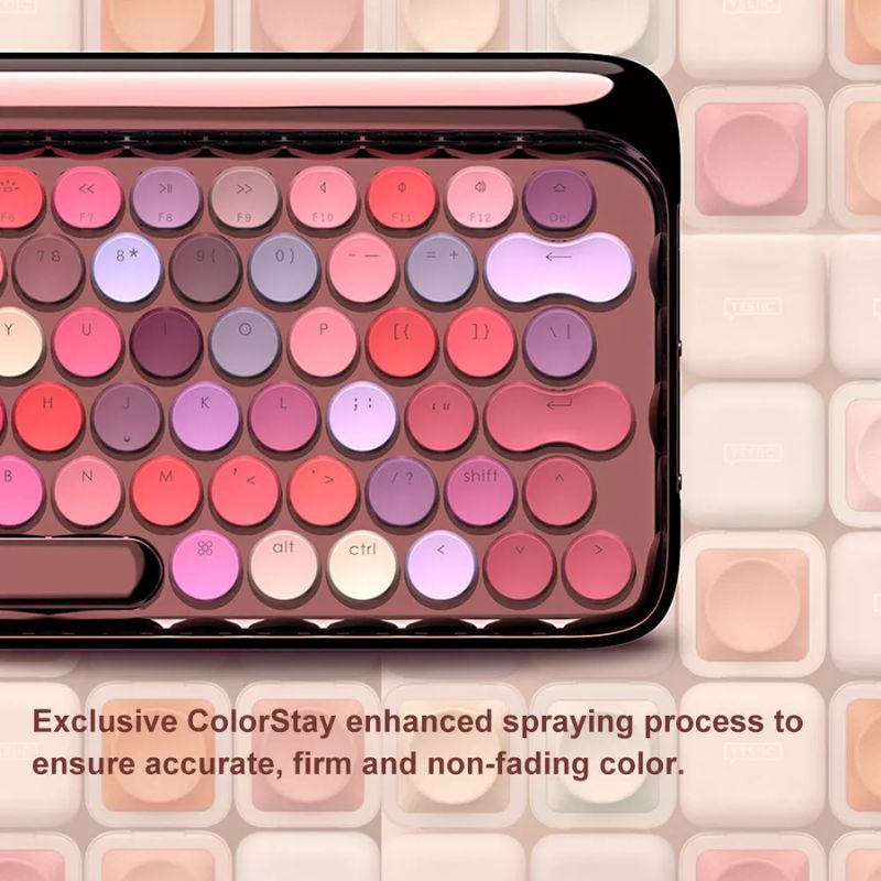 Load image into Gallery viewer, Lofree Rose Gold Mechanical Keyboard Girl&#39;s Gift
