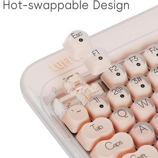 LOFREE DOT Foundation Mechanical 75% Rechargeable Hot-swappable Keyboard Girl Gift - Polar Tech Australia