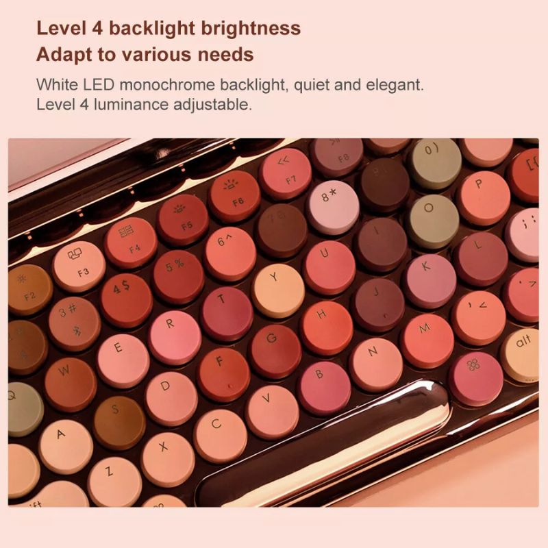 Load image into Gallery viewer, Lofree Rose Gold Mechanical Keyboard Girl&#39;s Gift
