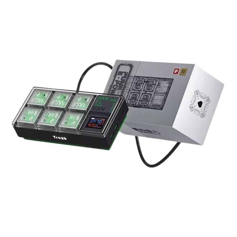 Cargue la imagen en el visor de la galería, Trozk 65W RGB Charging Station Power Strip Gaming Room
