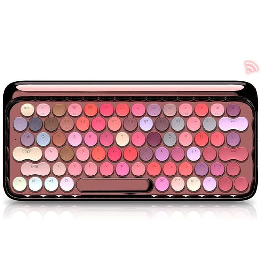 Lofree Rose Gold Mechanical Keyboard Girl's Gift