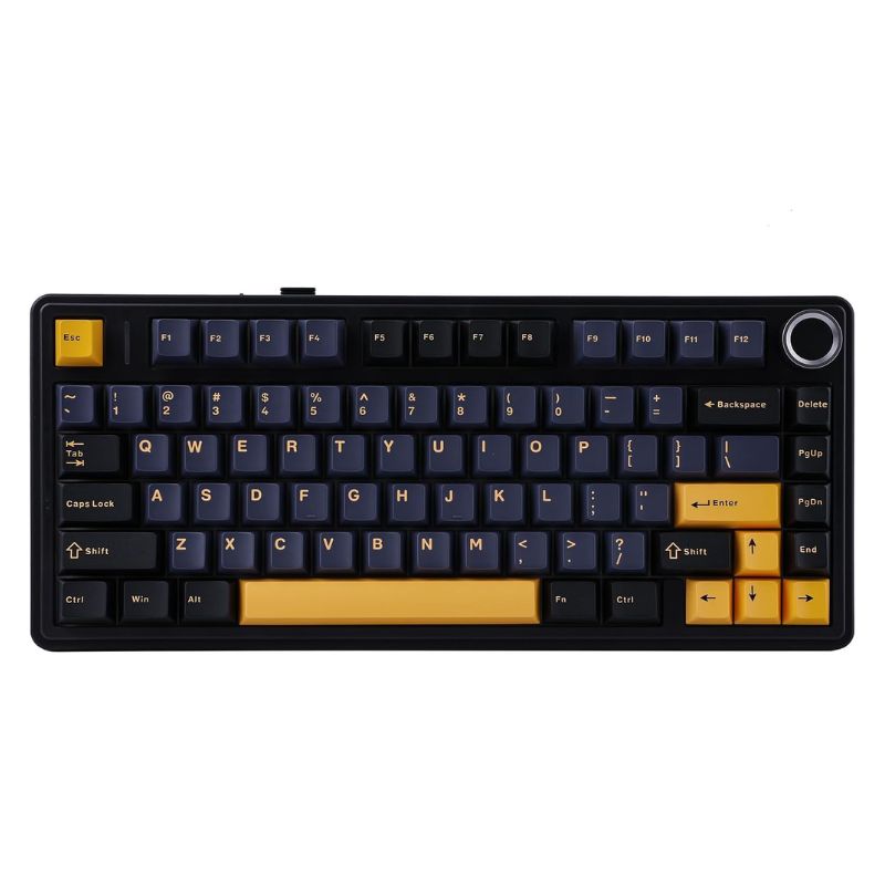 Chargez l&#39;image dans la visionneuse de la galerie, Aula F75 Gasket Mechanical Keyboard, 75% Wireless Hot Swappable Gaming Keyboard with Five-Layer Padding&amp;Knob, Bluetooth/2.4GHz/USB-C, RGB
