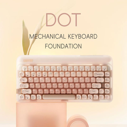LOFREE DOT Foundation Mechanical 75% Rechargeable Hot-swappable Keyboard Girl Gift - Polar Tech Australia