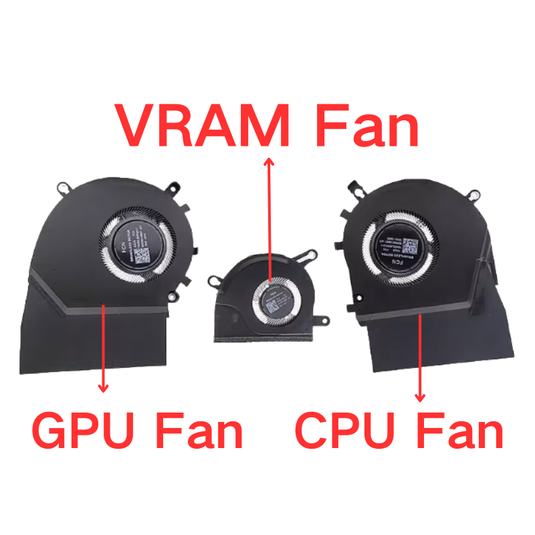 ASUS ROG Strix Scar 16 2025 G615 G615L G635 G635L Series - Laptop CPU & GPU Cooling Fan Cooler