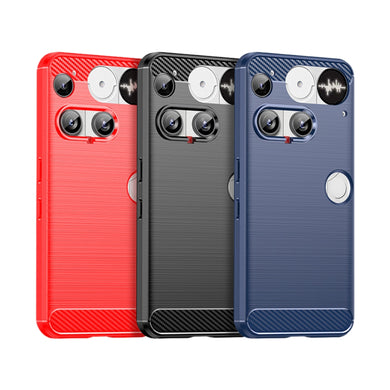 Nothing Phone (3) - Carbon Fiber Brushed Texture TPU Phone Case