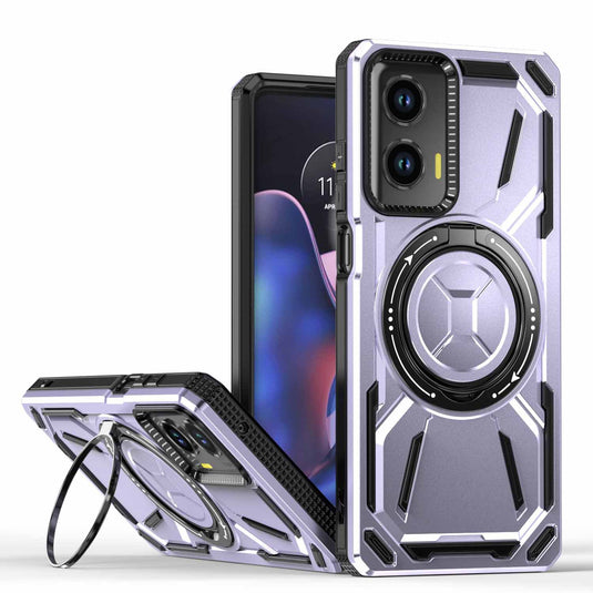 [Built-in ring bracket] Motorola Moto Edge 50 Ultra - Shield Shockproof Rugged Heavy Duty Case - Polar Tech Australia