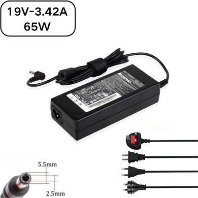 [19V-3.42A/65W][5.5x2.5] Lenovo IdeaPad U350 Monitor Desktop Laptop AC Power Supply Adapter Charger - Polar Tech Australia