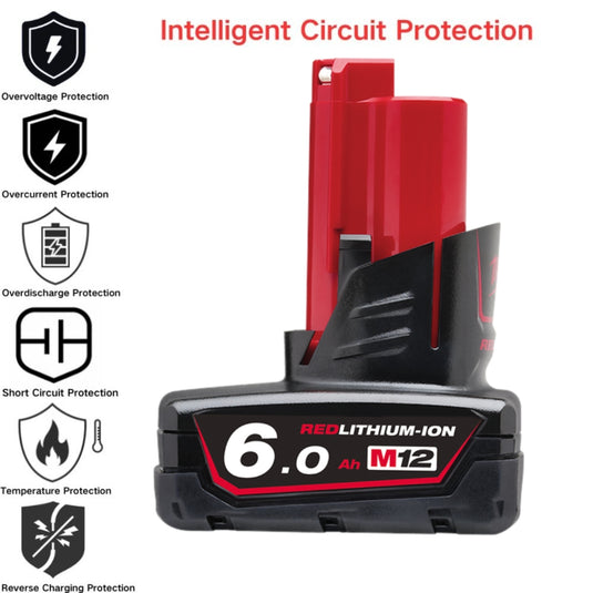 [M12B2]Genuine Original Milkwaukee 12V - Replacement Electrical Tool Li-ion Battery